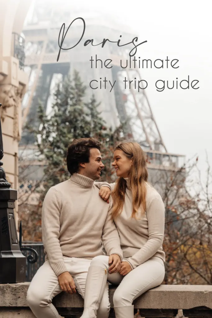 Pinterest pin for our Paris city trip guide