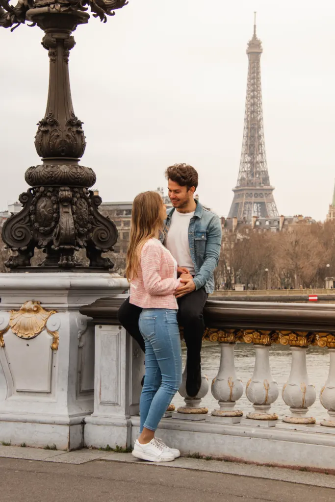 Pont Alexandre III bridge in Paris