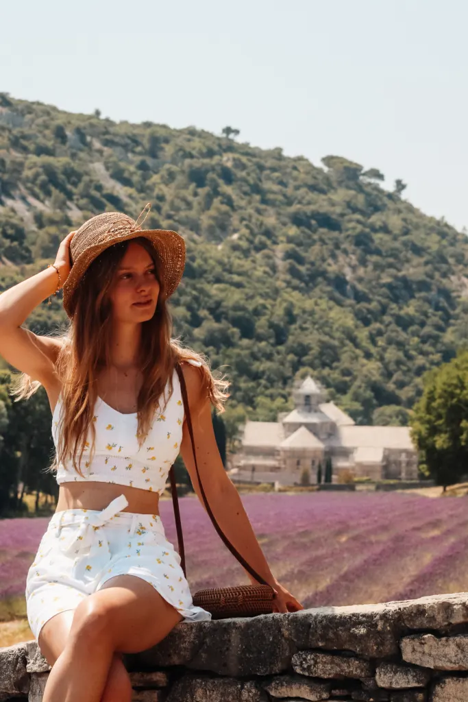 Lavender fields in the Provence at Abbaye Senanque