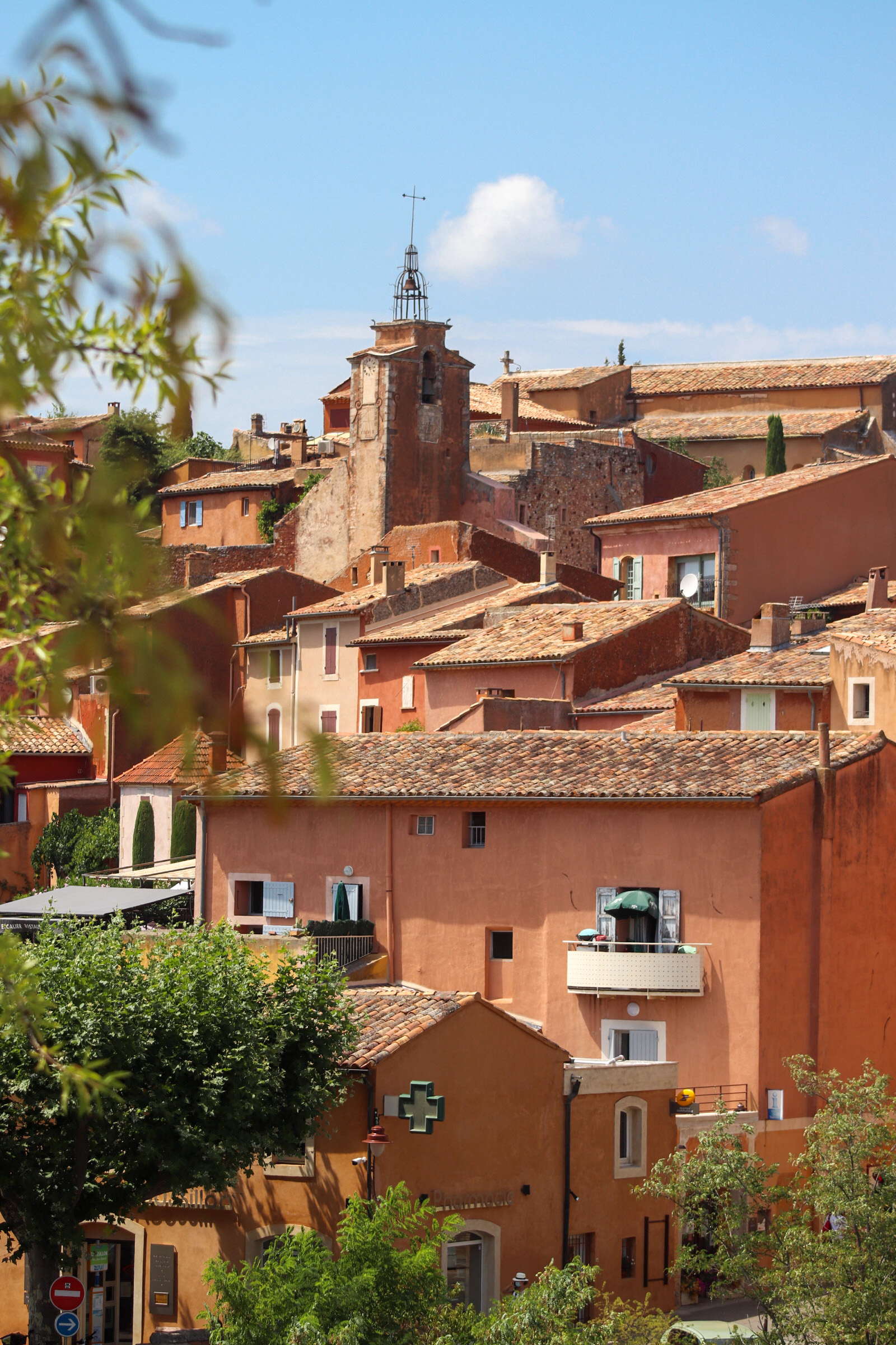 Picturesque village Roussillon in the Provence