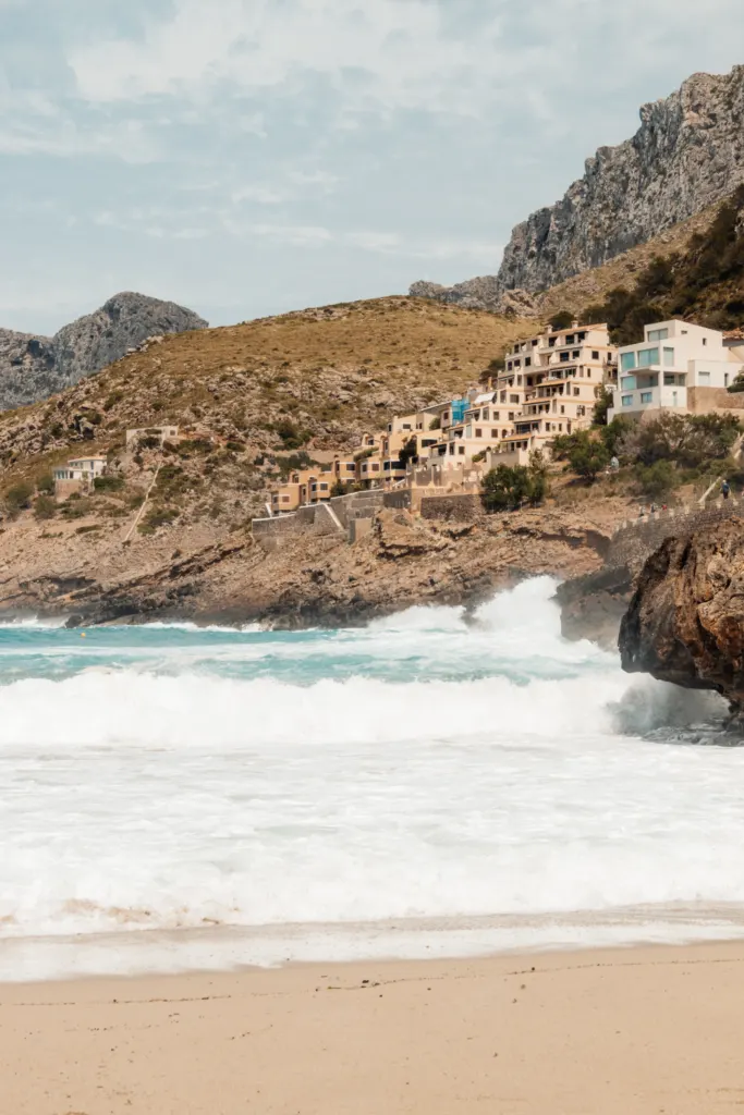 Cala sant vincenc beautiful beach mallorca